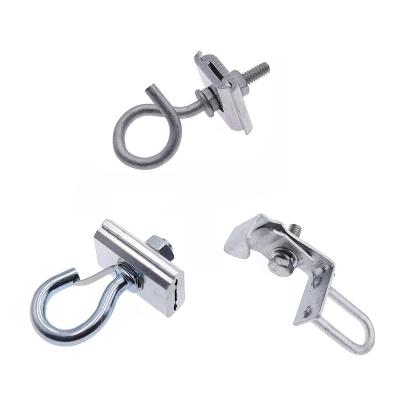 China Electric Power Fittings Suspension Span Clamp Splint Hook Optical Cable Bracket for sale