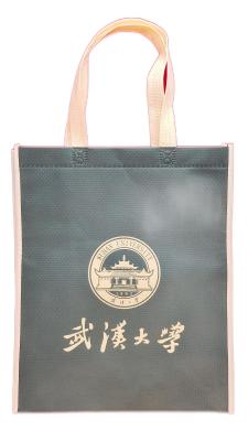 China OEM PP Laminierter Vliesstoff Taschen 120g Einfarbiger Siebdruck zu verkaufen