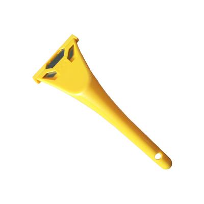China Yellow Sharp Replaceable Windows Scraper Blade For Paint for sale