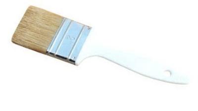 China ODM White Bristle 5 Inch Paint Brush Painters Dust Brush for sale