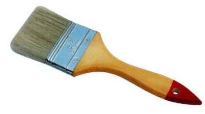 China White Soft Bristle House Paint Brush For Fence Painting for sale