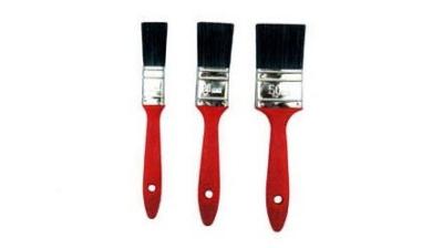 China Flat Chip House Paint Brush Set Hollow Polyester Filament 38mm for sale