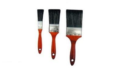 China White Black Bristle Paint Brush 10 Mm Customized for sale