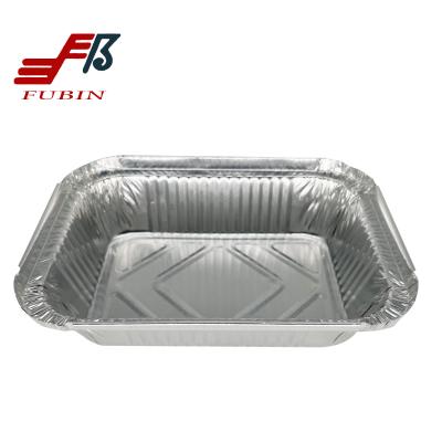 Китай контейнер алюминиевой фольги 650ml для цвета хранения еды буфета серебряного продается