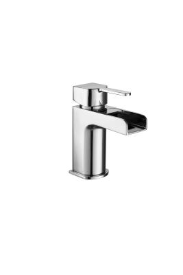 China Contemporary Chrome Polished Single Simple Basin Mixer Taps T8422AW for sale