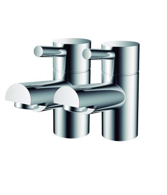 China Contemporary Bathroom Mixer Taps Polished With Chrome Finish T8206 for sale
