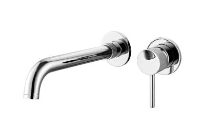 China Contemporary Polished Concealed Basin Faucet / Brass Concealed Bath Mixer Taps for sale