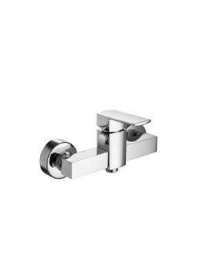 China Stylish Wall Mounted Bath Shower Mixer Tap Polished Bathroom Shower Faucets for sale