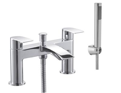 China Contemporary Dual Handle Bathroom Faucet Taps 3 Years Warranty for sale