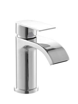 China Single Handle Chrome Basin Mixer Taps Deck Mounted Bathroom Sink Taps for sale