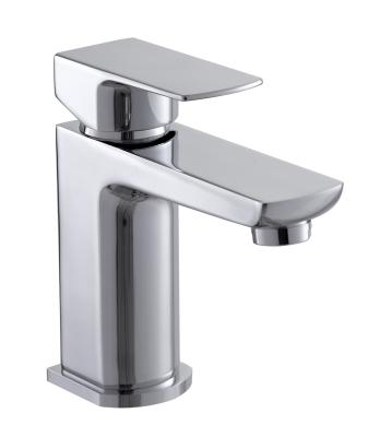 China Chrome Contemporary Basin Taps Mixer Brass For Laundry Room for sale