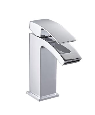 China Custom Basin Mixer Waterfall Tap , Stylish High Rise Bathroom Faucet for sale