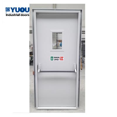 China UL 10C Interior Fire Rated Steel Door Emergency Exit 1.5mm Thick RAL color for sale