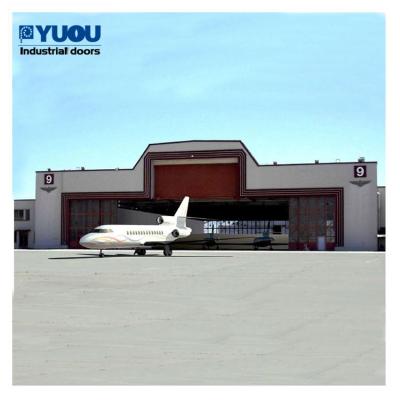 China Shipbuilding Aircraft Hangar Door Flexible Rolling PVC Fabric 42m Width for sale