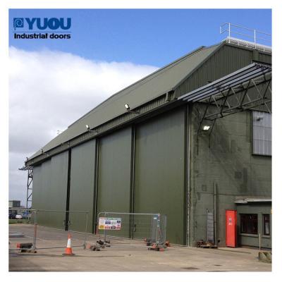 China Cladding Material Aviation Hangar Doors Corrugated Steel Plate Tent Sliding for sale