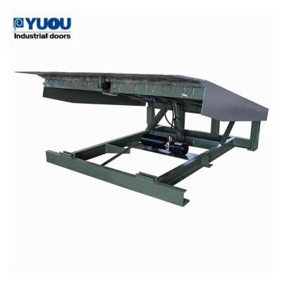 China Platform Loading Dock Leveler Electric 2.2KW Hydraulic Fixed 12tons capacity 2500mm for sale