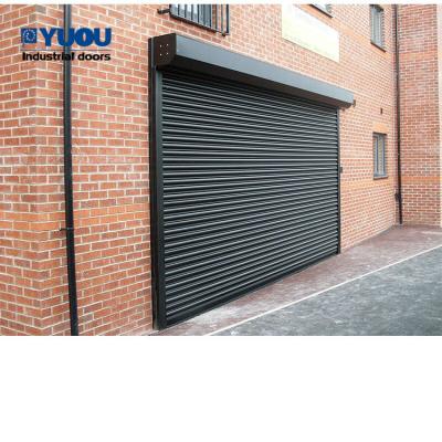China Industrial Commercial 12m/Min Rolling Steel Shutter Door Self Storage Manual Galvanized Slat for sale