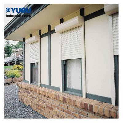 China Residential Aluminum Roll Up Window Shutters Security Electric PVDF Anodized for sale