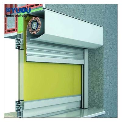 China Hurricane Rated Modern Roller Shutter Windows Aluminum Alloy 3m Height Customized Color for sale