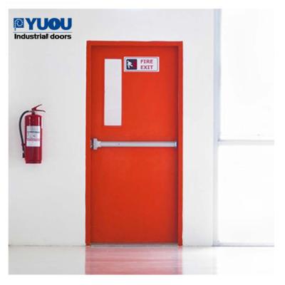 China 1.5h rating Security Fireproof Steel Door 2100mm Height Galvanized 120mm thick for sale