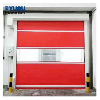 China Industrial Fast 1mm Rapid Shutter Door Pvc Fabric for sale