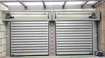 China Spiral Aluminum Alloy Radar High Speed Roller Shutter Door For Warehouse for sale
