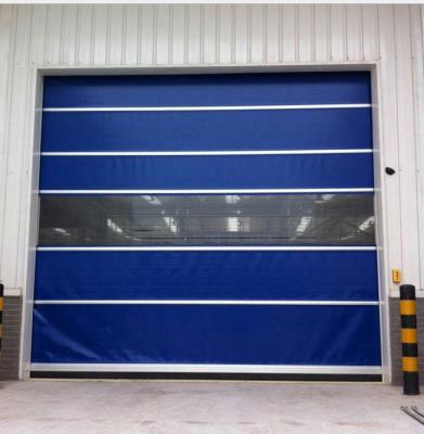 China Rapid Automatic IP55 Pvc Roller Shutter Doors Industrial Rolling Fabric Roll for sale