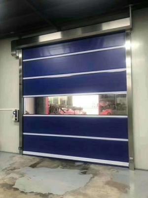 China High Performance PVC Fabric Rolling Up Door Rapid Automatic for sale