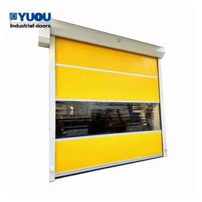 China PVC Curtain High Speed Rolling Shutter Door for Car Washing Room for sale