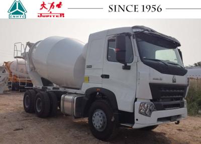China Durable HOWO Concrete Mixer Truck Smooth Operation With 380 Hp Euro IV Engine for sale