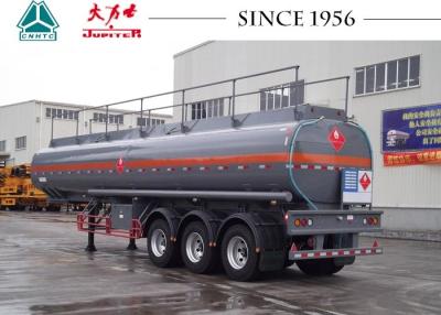 中国 トレーラーによってカスタマイズされる容量の長い耐用年数30000リットル3の車軸燃料のタンカー 販売のため