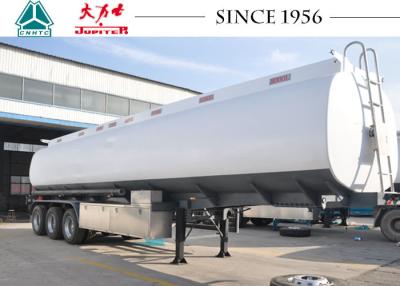 China Fuel Oil Tank Trailer , 40000 Liters Water Tank Trailer With 8 Compartments for sale