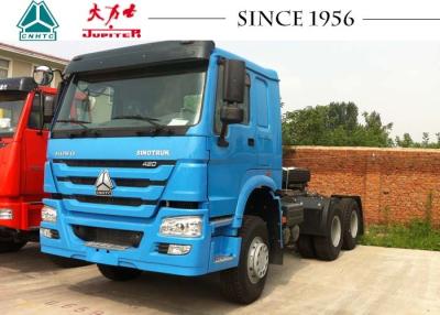 China Longer Lifespan HOWO Tractor Truck 420 Hp Euro II Engine RHD For Road Transport for sale