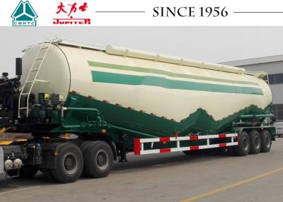 China Big Capacity Cement Powder Tankers W Type 3 Axles High Loading / Unloading Efficiency for sale