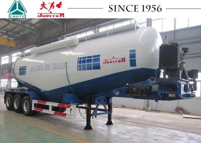 China 12 Wheeler Bulk Cement Tanker Trailer 30-45 CBM High Strength Steel Materials for sale