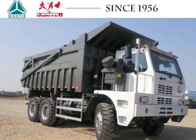 China 10 Wheeler Mining Tipper Trucks , Sinotruk HOWO Dump Truck 70 Tons Payload for sale
