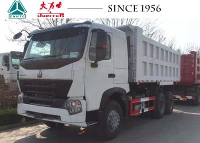 China 10 Wheeler HOWO 6x4 Dump Truck , Steel Dump Trailers 10-20m³ Capacity for sale