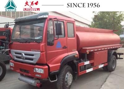 China HOWO 10000 Liters Liquid Tanker Truck 6 Wheeler For Construction Sites Transport for sale