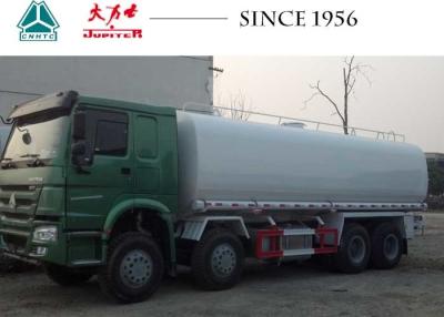 China HOWO 8X4 Gasoline Tanker Truck Tank Top Roll Protection With Integrated Pump for sale