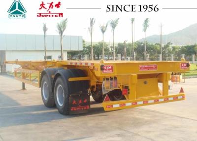 China 2/3 Axles Skeletal Container Trailer Customizable Dimension For Terminal Port for sale