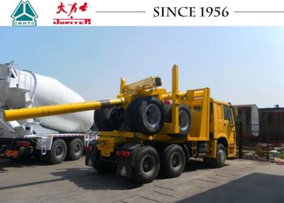 China 60 Tons Wood Log Loader Trailer High Safety With 32 Ton Bogie Suspension for sale