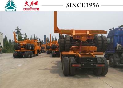 China Durable Log Loader Trailer , Forestry Timber Trailers With Bogie Suspension for sale