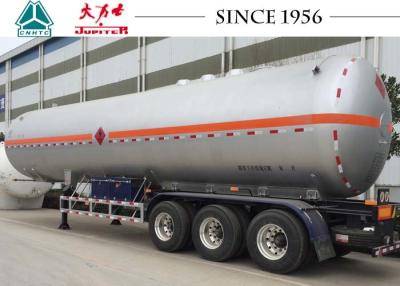 China 58 CBM Tri Axle LPG Tank Trailer Q370R Material For Carry Liquid Pertol Gas for sale