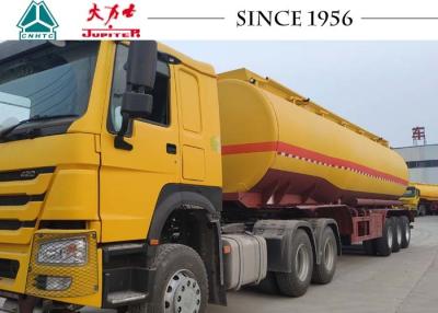 China 40 Tons Tri Axle Oil Fuel Transfer Trailer With Spring Suspension For Malawi for sale
