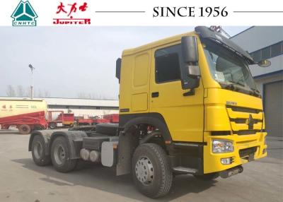 China Yellow HOWO 6X4 Tractor Truck / Prime Mover With 420 HP For Fuel Transport for sale