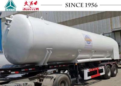 China Vacuum Insulation 20000L LCO2 Tanker Trailer / Storage Tanker Spring Suspension for sale