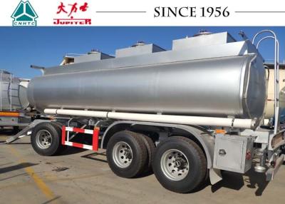 China 17000 litros 3 del árbol de la barra de enganche de aceite de remolque del tanque, remolque lleno del petrolero del Lpg en venta