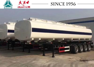 China 4 Axles 50000 Liters Fuel Tank Semi Trailer 50 Tons Carbon Steel Q345B for sale