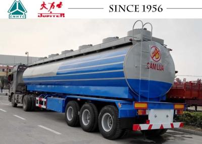 China 3 Axle 45000 Liter Oil Tanker Trailer Diesel Transport for sale
