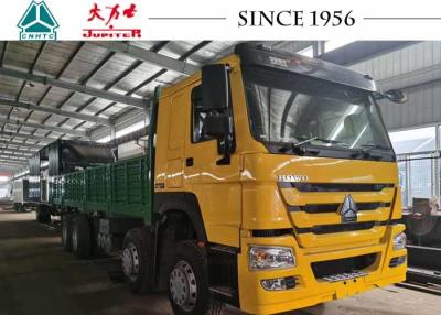 China 40 Tons Side Wall 371hp Howo Cargo Truck For Transportation for sale